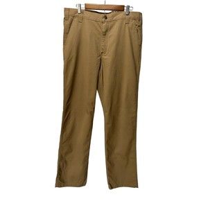Carhartt Rugged Flex Relaxed Fit Canvas Work 5 Pocket Work Pants Sz 36x34